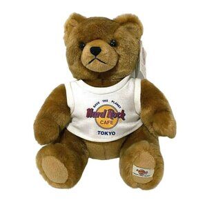 Herrington Teddy Bear Hard Rock‎ Cafe Tokyo Plush 9" Brown